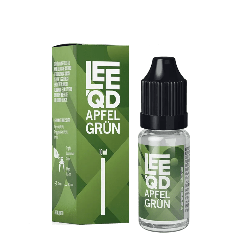 LEEQD Liquid Fruit Apfel grün 10ml 0mg