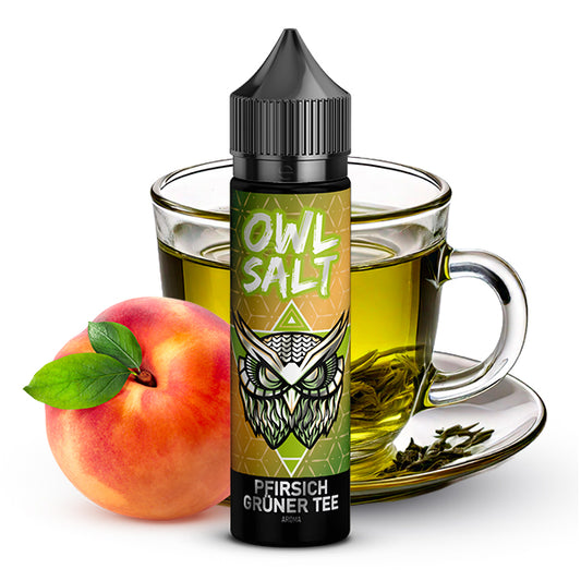 OWL SALT Pfirsich Grüner Tee Aroma 10 ml