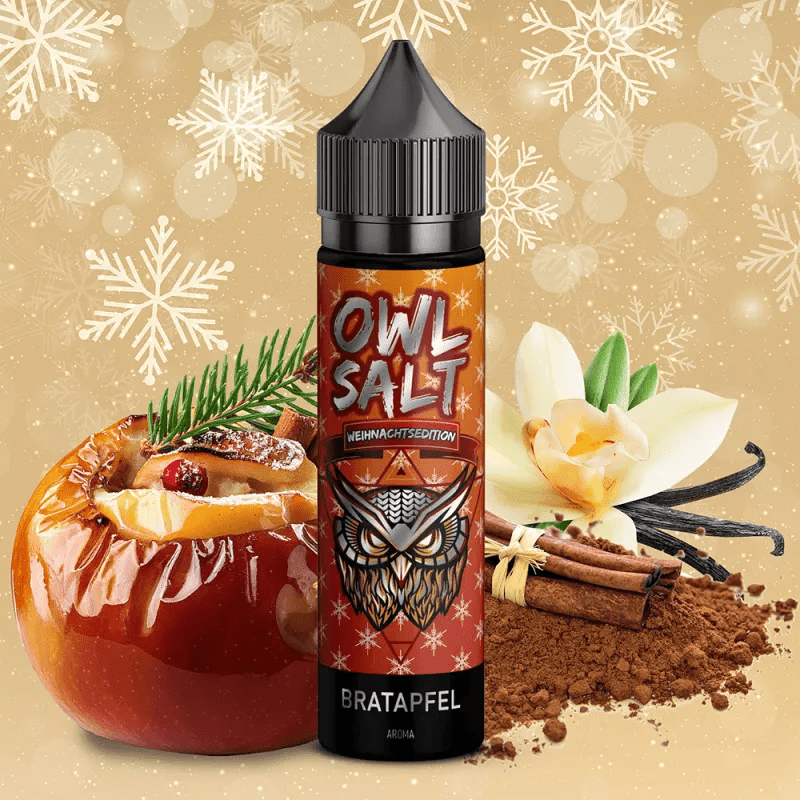 OWL SALT Weihnachtsedition Bratapfel Aroma 10 ml