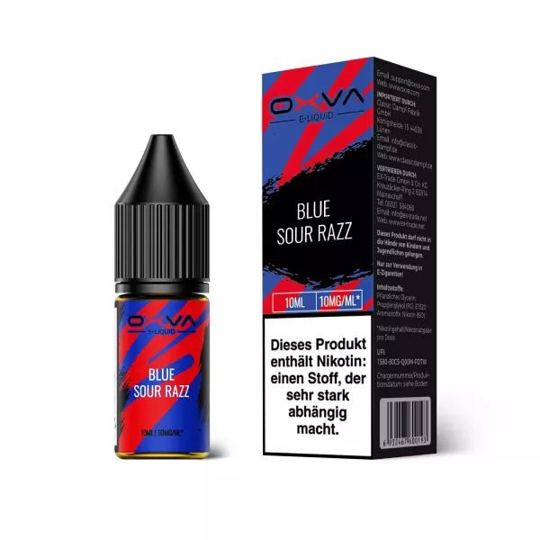 OXVA Blue Sour Razz Nikotinsalz Liquid 10 ml 10mg