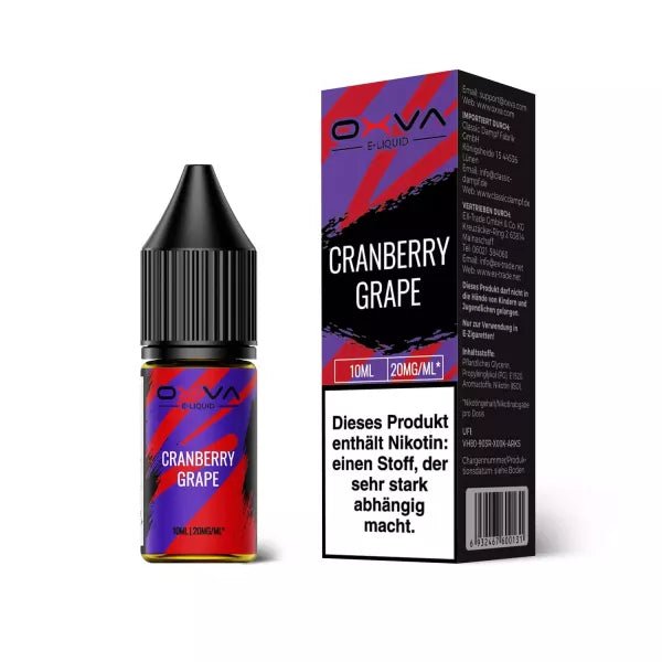 OXVA Cranberry Grape Nikotinsalz Liquid 10 ml 10mg