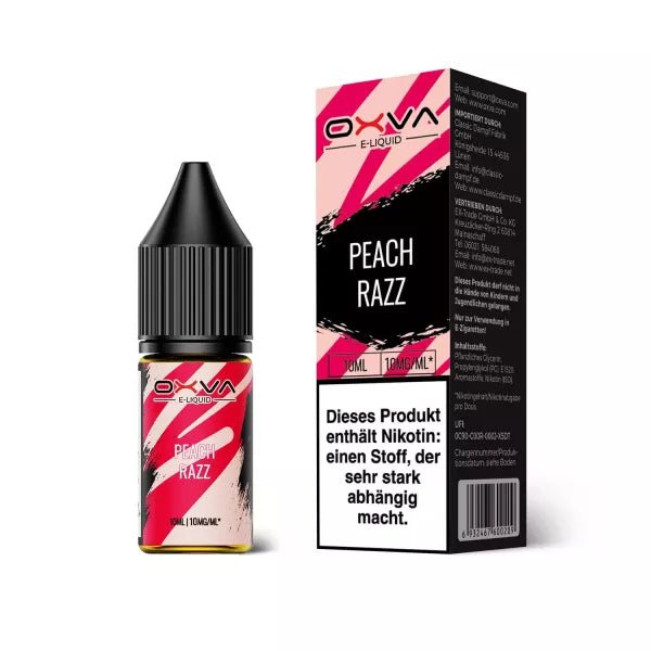 OXVA Peach Razz Nikotinsalz Liquid 10 ml 10mg