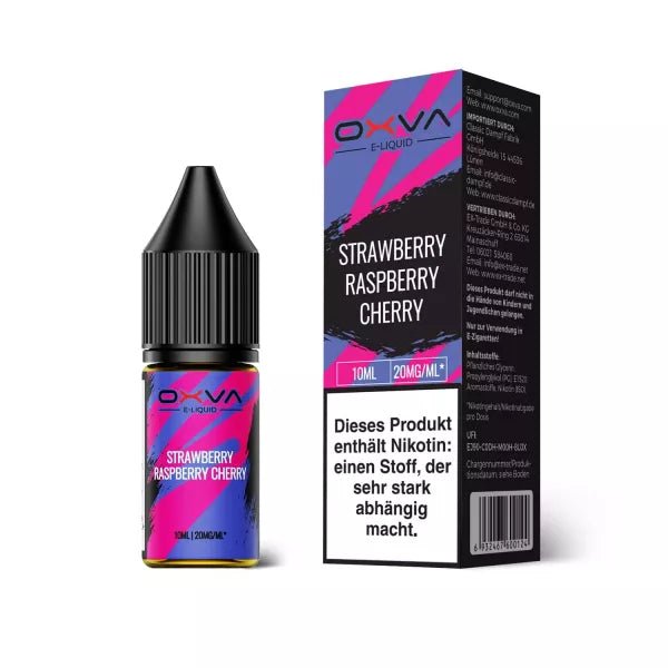 OXVA Strawberry Raspberry Cherry Nikotinsalz Liquid 10 ml 20mg