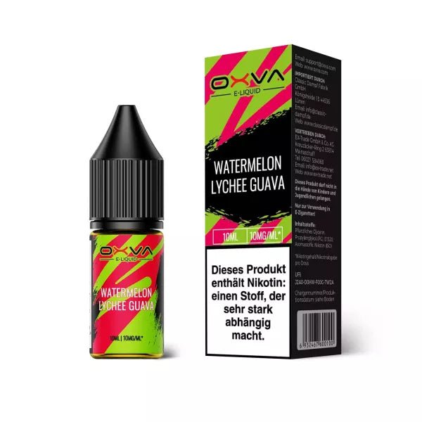 OXVA Watermelon Lychee Guava Nikotinsalz Liquid 10 ml 10mg