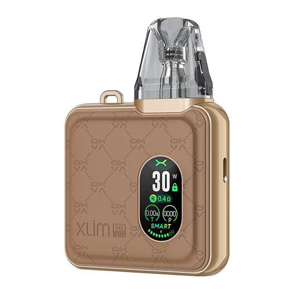 OXVA Xlim SQ Pro Pod Kit Brown Leather