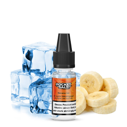 POCKET SALT Banana Ice Nikotinsalz Liquid 10 ml