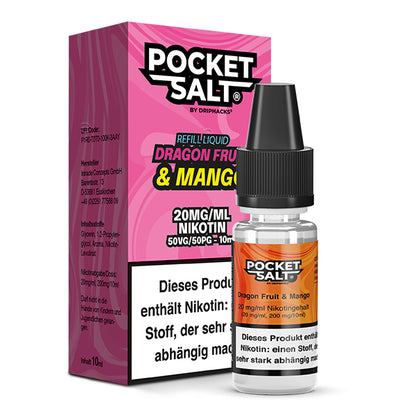 POCKET SALT Dragonfruit & Mango Nikotinsalz Liquid 10 ml