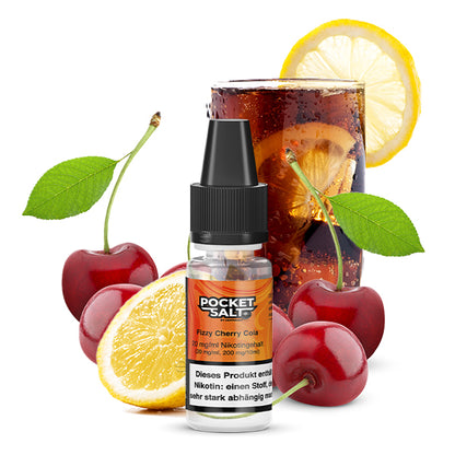 POCKET SALT Fizzy Cherry Cola Nikotinsalz Liquid 10 ml