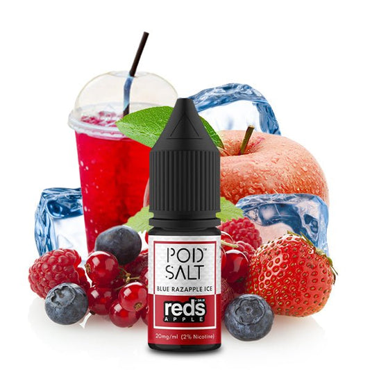 POD SALT FUSION Blue Razapple Ice Nikotinsalz Liquid 10 ml 20mg