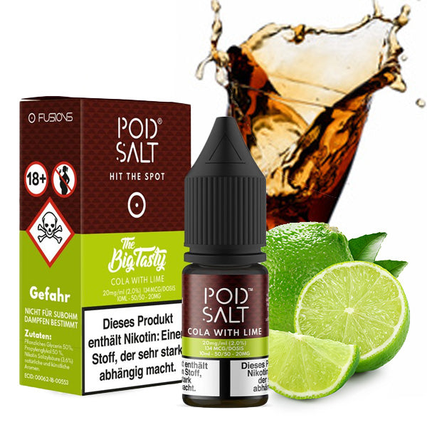 POD SALT FUSION Cola with Lime Nikotinsalz Liquid 10ml