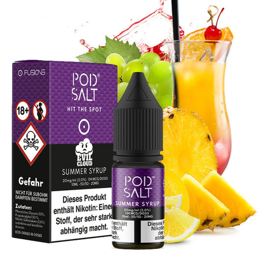 POD SALT FUSION Summer Syrup Nikotinsalz Liquid 10ml