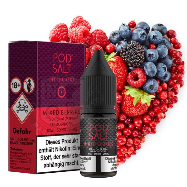 POD SALT Mixed Berries Nikotinsalz Liquid 10 ml 11mg
