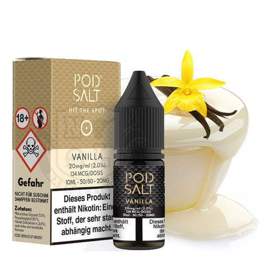 POD SALT Vanilla Nikotinsalz Liquid 10 ml 20mg