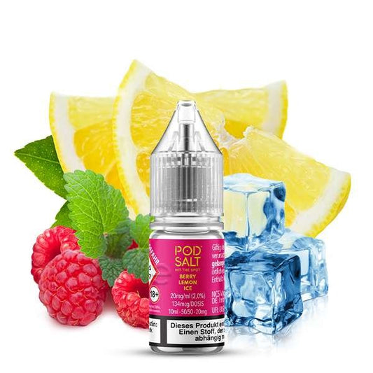 Pod Salt Xtra Berry Lemon Ice Nikotinsalz Liquid 10 ml 10mg