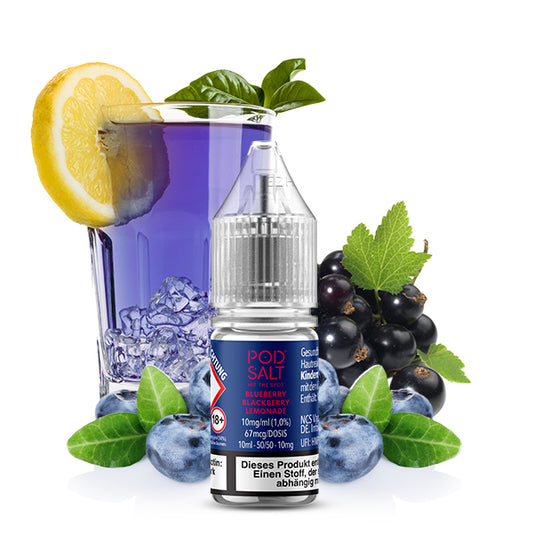 Pod Salt Xtra - Blueberry Blackberry Lemonade Nikotinsalz Liquid 10ml