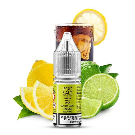 POD SALT XTRA Lemon Lime Cola Nikotinsalz Liquid 10 ml 10mg
