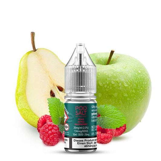 Pod Salt Xtra Pear Apple Raspberry Nikotinsalz Liquid 10 ml 10mg