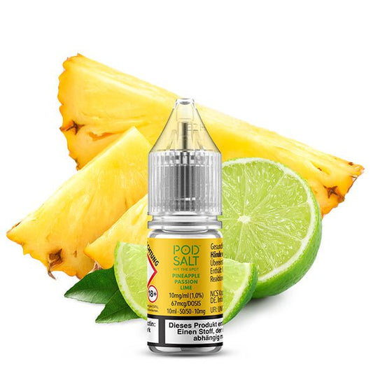 Pod Salt Xtra Pineapple Passion Lime Nikotinsalz Liquid 10 ml 10mg