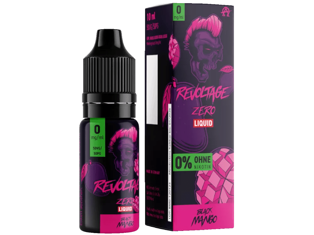 REVOLTAGE Black Mango Hybrid Nikotinsalz Liquid 10 ml 0mg