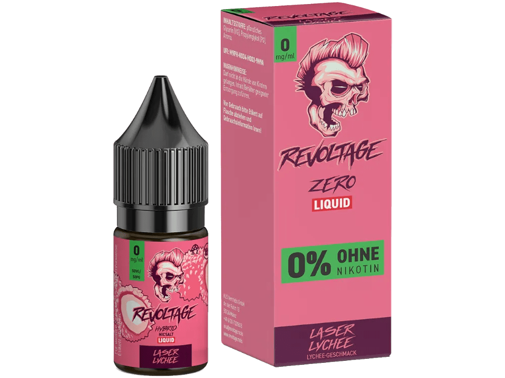 REVOLTAGE Laser Lychee Hybrid Nikotinsalz Liquid 10 ml 0mg