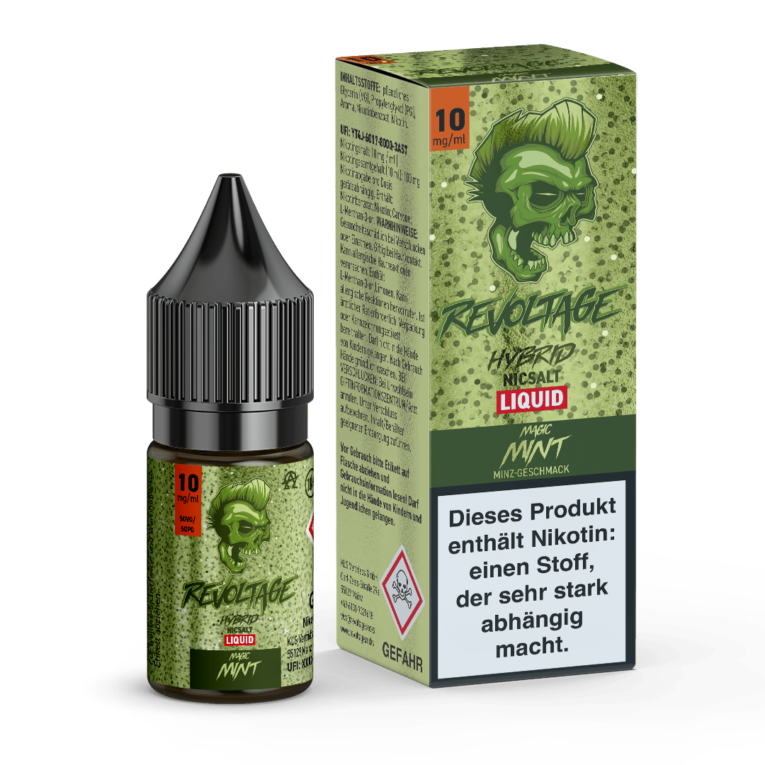 REVOLTAGE Magic Mint Hybrid Nikotinsalz Liquid 10 ml 10mg