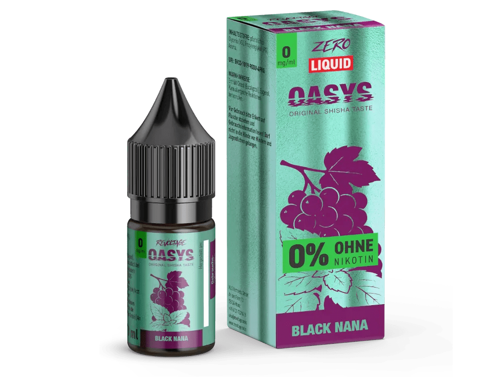REVOLTAGE OASYS Black Nana Nikotinsalz Liquid 10 ml 0mg