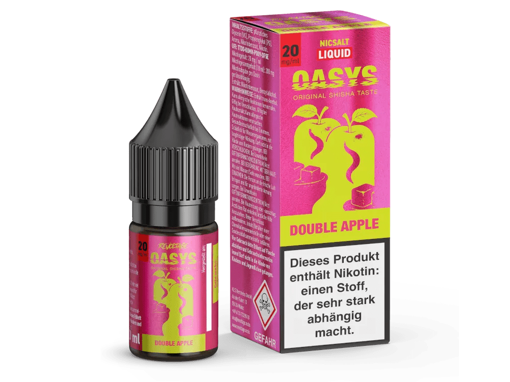 REVOLTAGE OASYS Double Apple Nikotinsalz Liquid 10 ml 20mg