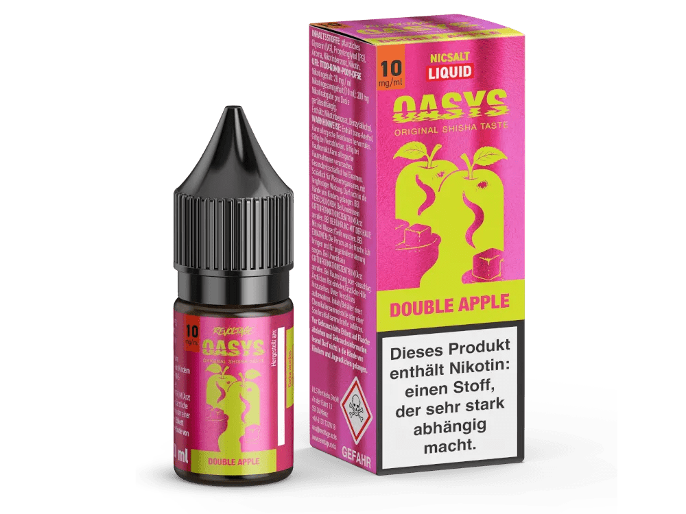 REVOLTAGE OASYS Double Apple Nikotinsalz Liquid 10 ml 10mg