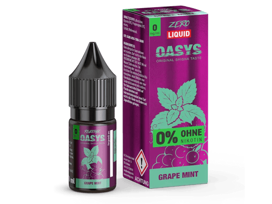 REVOLTAGE OASYS Grape Mint Nikotinsalz Liquid 10 ml 0mg
