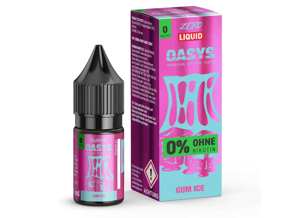 REVOLTAGE OASYS Gum Ice Nikotinsalz Liquid 10 ml 0mg
