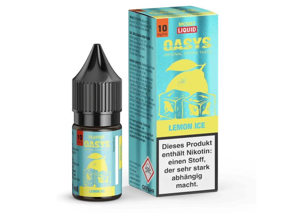 REVOLTAGE OASYS Lemon Ice Nikotinsalz Liquid 10 ml 10mg