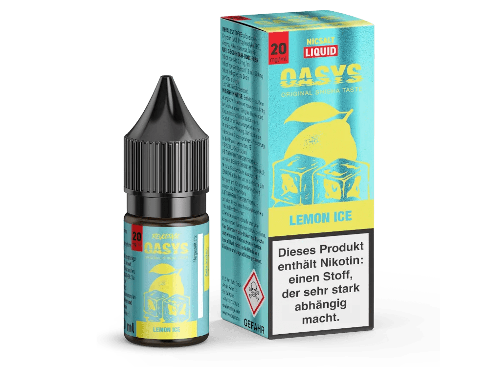 REVOLTAGE OASYS Lemon Ice Nikotinsalz Liquid 10 ml 20mg