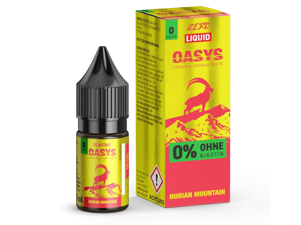 REVOLTAGE OASYS Nubian Mountain Nikotinsalz Liquid 10 ml 0mg