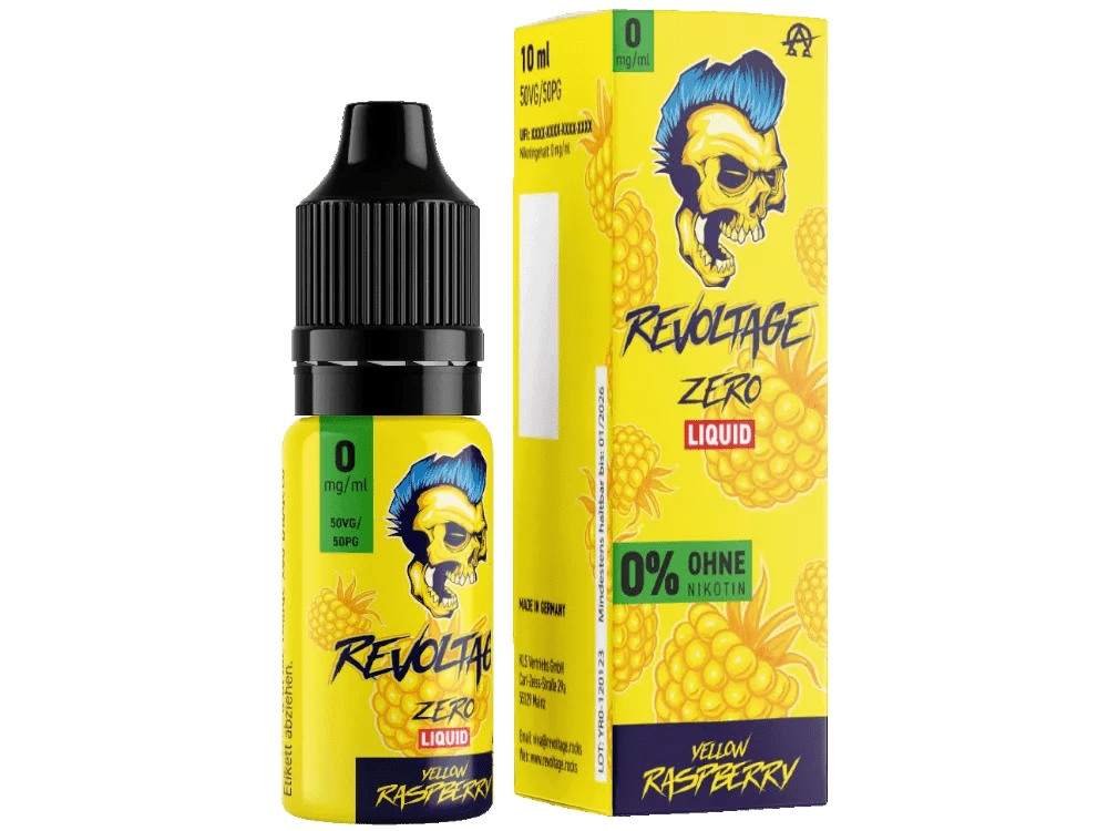 REVOLTAGE Yellow Raspberry Hybrid Nikotinsalz Liquid 10 ml 0mg