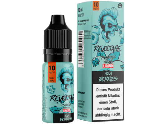 REVOLTAGE - Aqua Berries - Hybrid Nikotin Salz Liquid