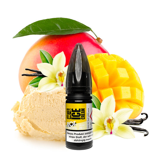 RIOT SQUAD BAR EDITION Mango Vanilla Ice Cream Nikotinsalz Liquid 10 ml