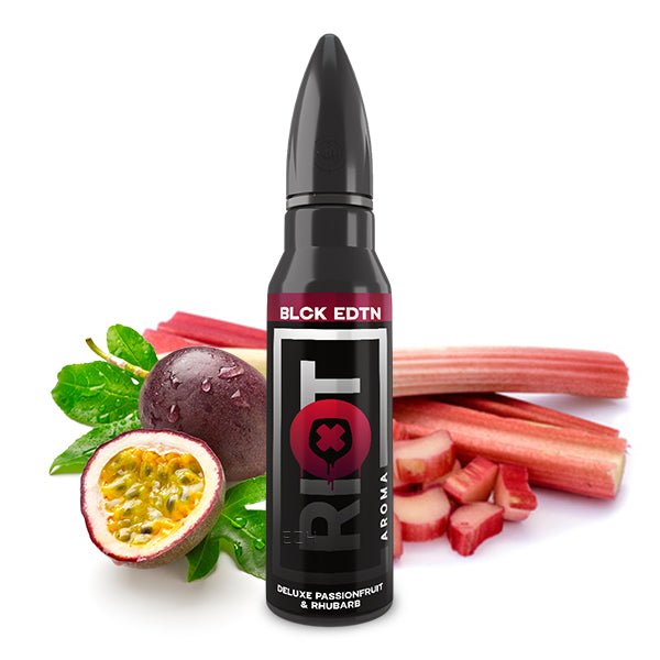 RIOT SQUAD Black Edition Deluxe Passionfruit & Rhubarb Aroma 15 ml