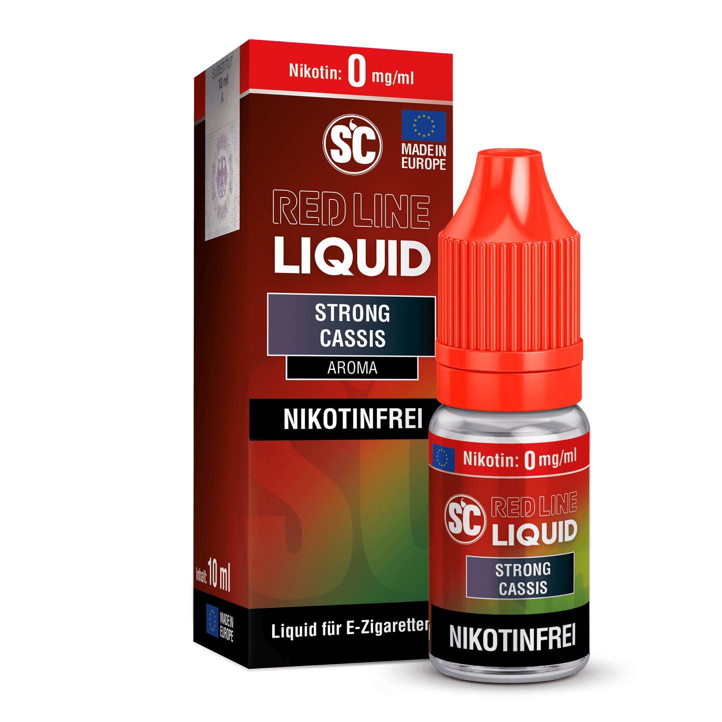 SC RED LINE Strong Cassis Nikotinsalz Liquid 0mg