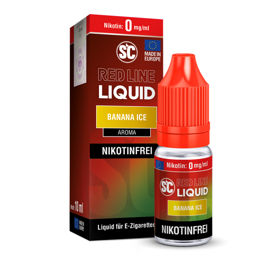 SC RED LINE - Banana Ice Nikotinsalz Liquid