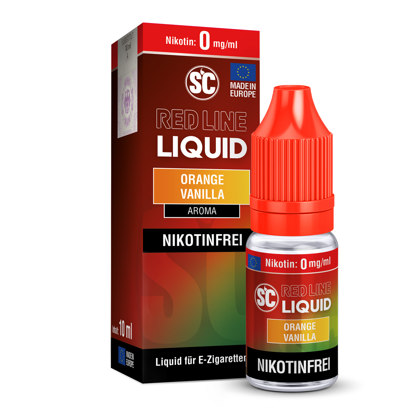 SC RED LINE - Orange Vanilla Nikotinsalz Liquid