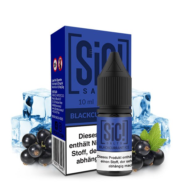 SIC! Blackcurrant Ice Nikotinsalz Liquid 10 ml 20mg