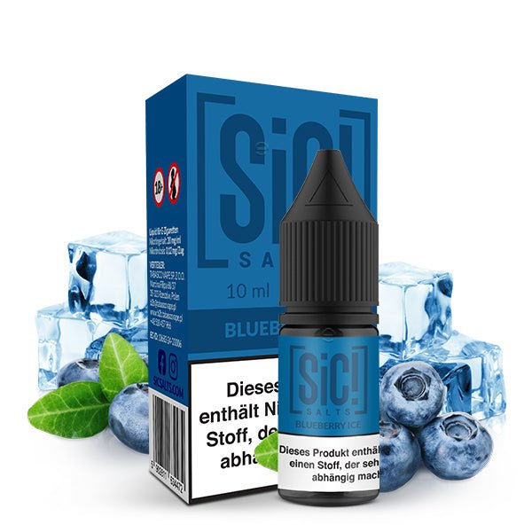 SIC! Blueberry Ice Nikotinsalz Liquid 10 ml 20mg