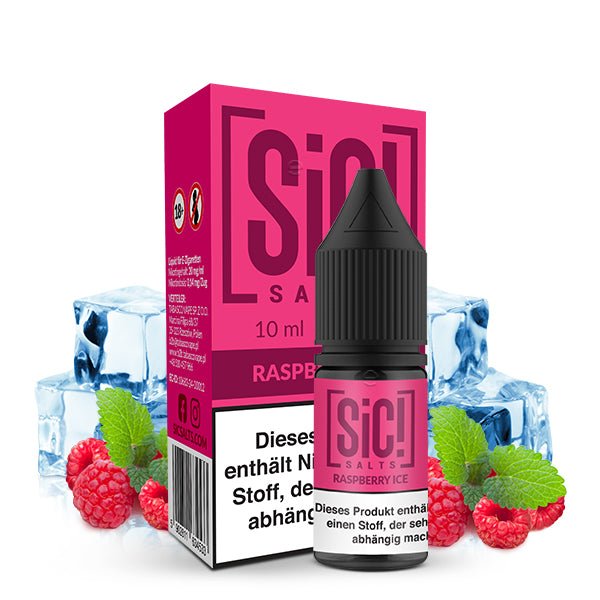 SIC! Raspberry Ice Nikotinsalz Liquid 10 ml 20mg