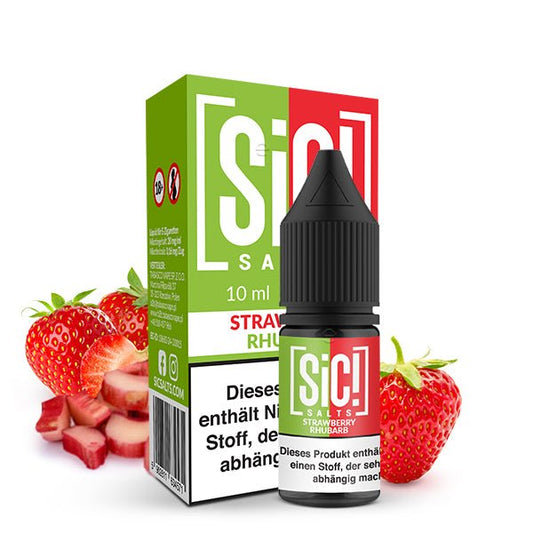 SIC! Strawberry Rhubarb Nikotinsalz Liquid 10 ml 20mg
