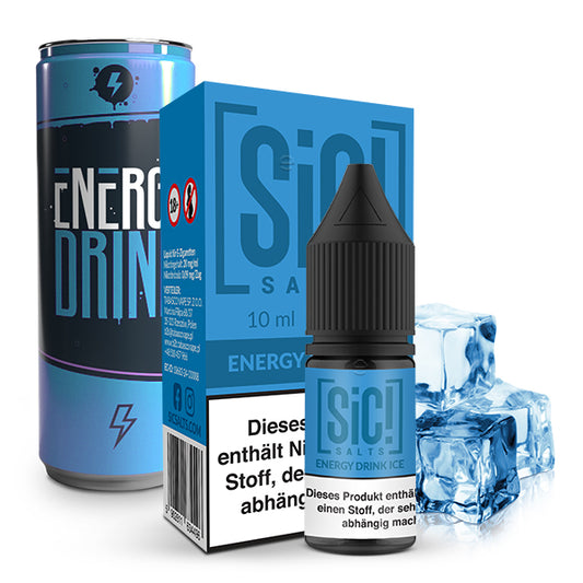 SIC! - Energy Drink Ice Nikotinsalz Liquid 10 ml