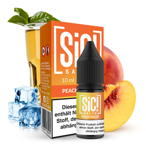 SIC! - Peach Tea Ice Nikotinsalz Liquid 10 ml