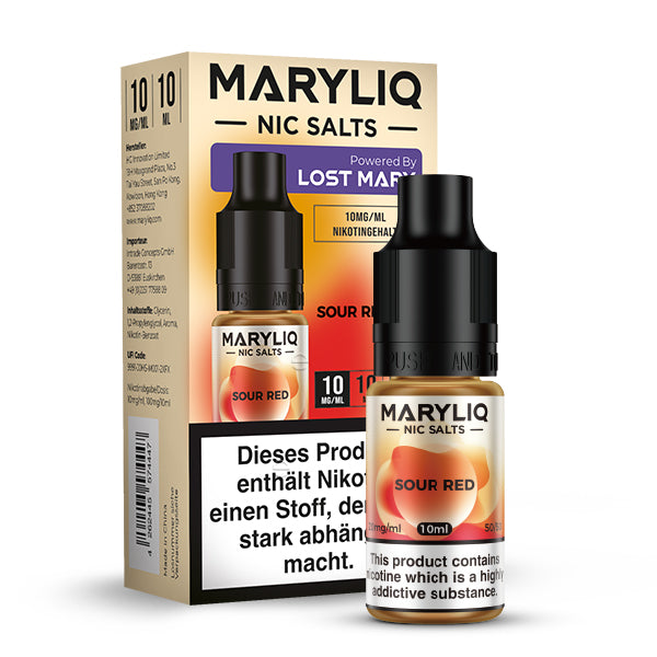 LOST MARY MARYLIQ Sour Red Nikotinsalz Liquid 10 ml