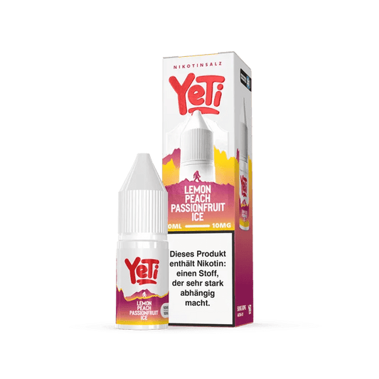 Yeti Summit Lemon Peach Passionfruit Ice Nikotinsalz Overdosed 10 ml 10mg