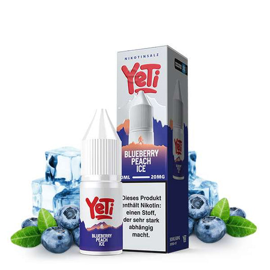 Yeti Summit Nikotinsalz Blueberry Peach Ice Overdosed 10ml 10mg
