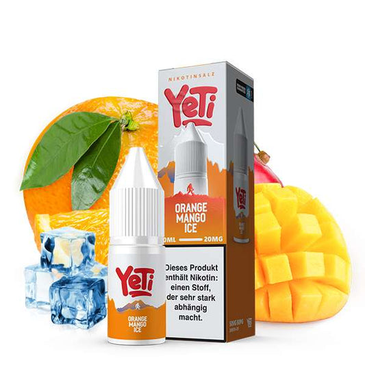 Yeti Summit Nikotinsalz Orange Mango Ice Overdosed 10ml 10mg